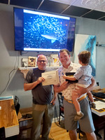Chris Zachary Receiving Award