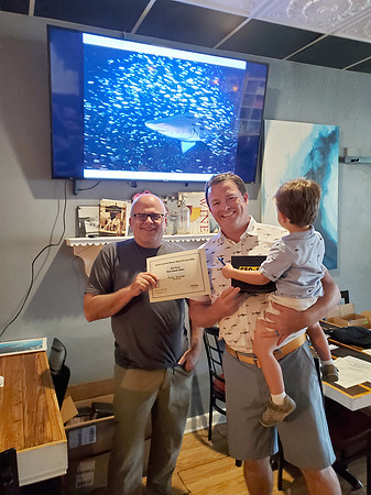 Chris Zachary Receiving Award