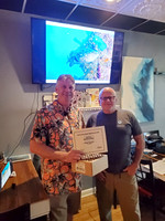 David Thomas Receiving Award