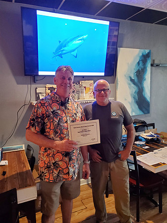 David Thomas Receiving Award