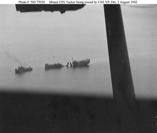 The USS Tucker Sinking