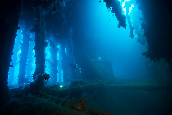 Forward cargo hold - Yamagiri Maru
