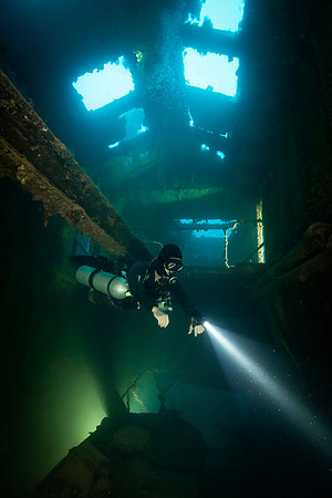 San Francisco Maru Engine Room