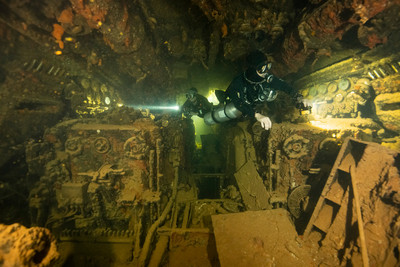 I-169 Engine Room