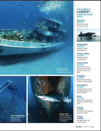 Sport Diver Magazine Sept 2011